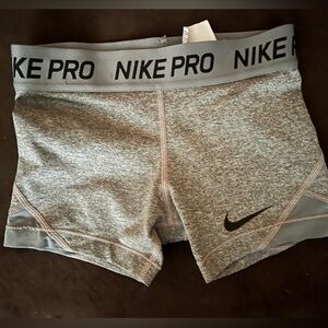 Nike Pro Gray Women's Shorts